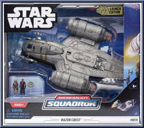 Razor Crest (Starship Class) from Star Wars - Micro Galaxy Squadron - Series 1 manufactured by Jazwares [Front]