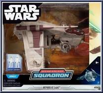 Republic LAAT (Starship Class) from Star Wars - Micro Galaxy Squadron - Series 2 manufactured by Jazwares [Front]