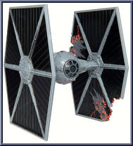 Tie Fighter (Battle Damage) (Light Armor) from Star Wars - Micro Galaxy Squadron - Series 2 manufactured by Jazwares [Loose]