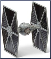 Tie Fighter (Black) (Light Armor) from Star Wars - Micro Galaxy Squadron - Series 1 manufactured by Jazwares [Loose]