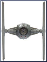 Tie Fighter (Black) (Light Armor) from Star Wars - Micro Galaxy Squadron - Series 1 manufactured by Jazwares [Loose]
