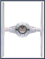 Tie Fighter (White) (Light Armor) from Star Wars - Micro Galaxy Squadron - Series 1 manufactured by Jazwares [Loose]