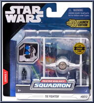 Tie Fighter (White) (Light Armor) from Star Wars - Micro Galaxy Squadron - Series 1 manufactured by Jazwares [Front]