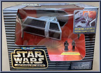 Darth Vader's Tie Fighter from Star Wars - Micro Machines - Action Fleet - Vehicles manufactured by Galoob [Front]