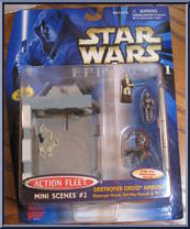 Destroyer Droid Ambush from Star Wars - Micro Machines - Action Fleet - Mini Scenes manufactured by Galoob [Front]
