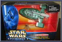 Flash Speeder from Star Wars - Micro Machines - Action Fleet - Vehicles manufactured by Galoob [Front]