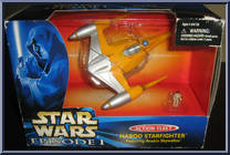 Naboo Starfighter from Star Wars - Micro Machines - Action Fleet - Vehicles manufactured by Galoob [Front]