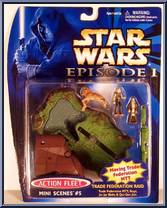 Trade Federation Raid from Star Wars - Micro Machines - Action Fleet - Mini Scenes manufactured by Galoob [Front]