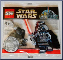 Darth Vader (Chrome) from Star Wars - Original Trilogy - Basic Series manufactured by Lego [Front]