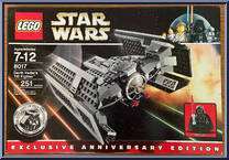 Darth Vader's TIE Fighter from Star Wars - Original Trilogy - Basic Series manufactured by Lego [Front]