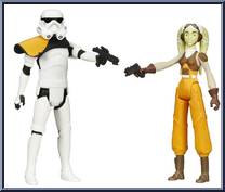 Stormtrooper Commander / Hera Syndulla from Star Wars - Rebels - Mission Series manufactured by Hasbro [Loose]