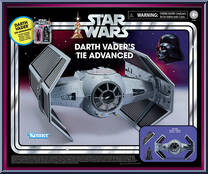 Darth Vader's TIE Advanced from Star Wars - Vintage Collection (2018) - A New Hope manufactured by Hasbro [Front]