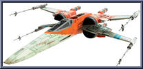 Poe Dameron's X-Wing Fighter from Star Wars - Vintage Collection (2018) - Rise of Skywalker manufactured by Hasbro [Loose]