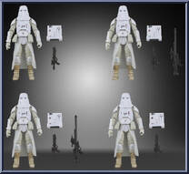 Snowtrooper 4-Pack from Star Wars - Vintage Collection (2018) - Empire Strikes Back manufactured by Hasbro [Loose]