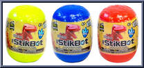 StikPterodactyl (Sparkling Clear Blue) from Stikbot - Dino Eggs manufactured by Zing [Front]