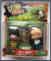 Matty Manure & Butt Breath Bob from Stink Blasters - Minis manufactured by Spinmaster [Front]
