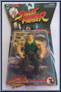 Guile (Player 1) from Street Fighter - Basic Series manufactured by Jazwares [Front]