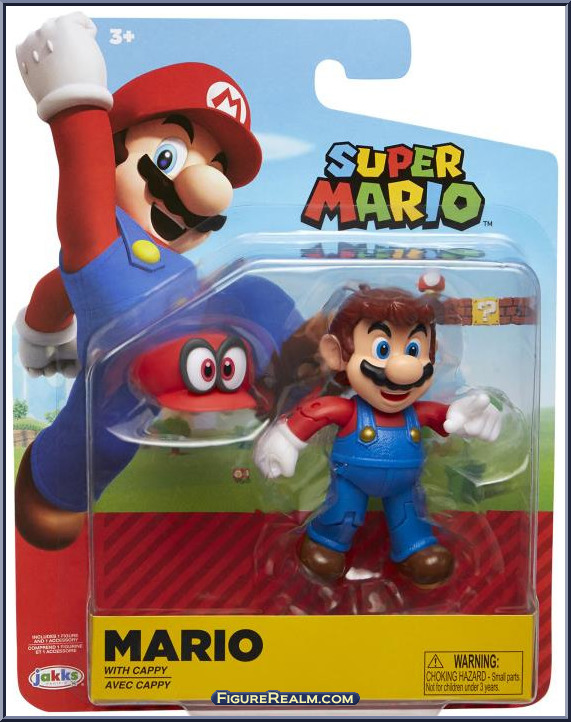 Mario (with Cappy) - Super Mario - Basic Series - Jakks Pacific Action ...