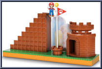 Level End Playset from Super Mario - Playsets manufactured by Jakks Pacific [Loose]