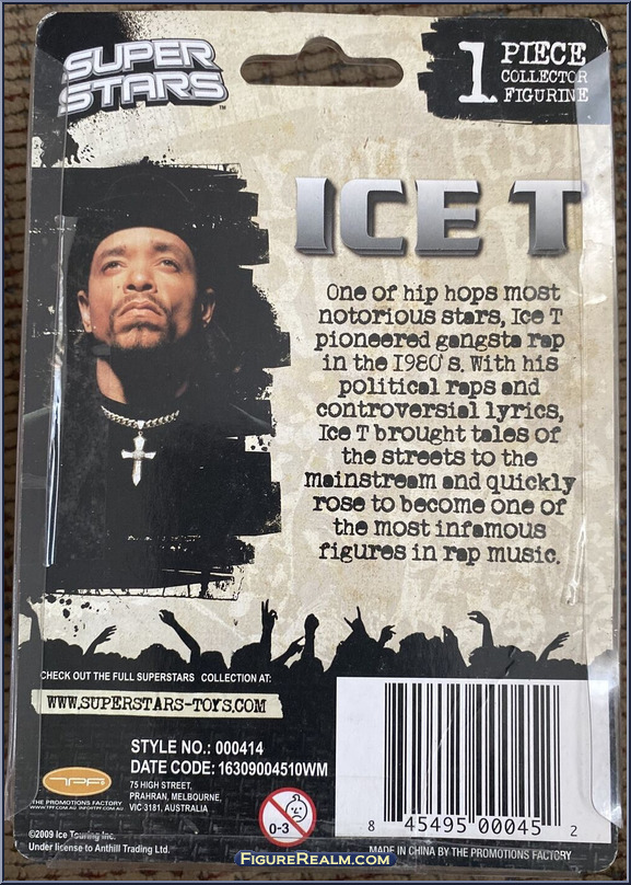 Ice T - Super Stars - Basic Series - Promotional Factory Action Figure