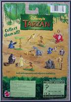 Young Tarzan & Tantor from Tarzan - Disney's - Figurines manufactured by Mattel [Back]