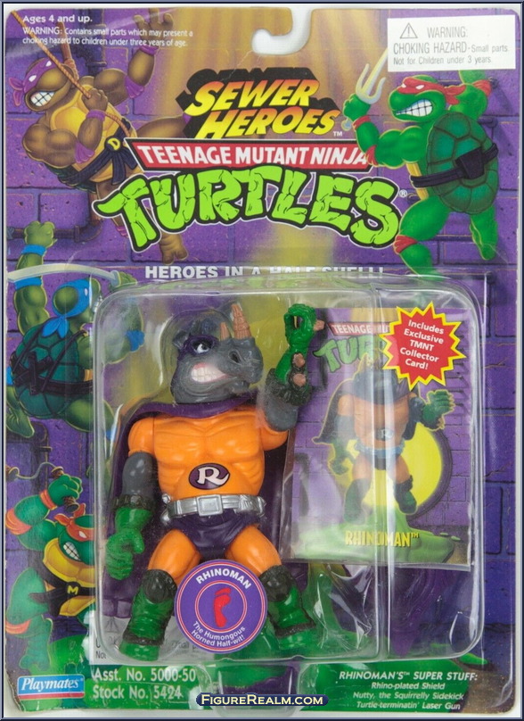 Rhinoman [Reissue] (with Card) - Teenage Mutant Ninja Turtles - Sewer ...