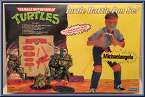 Michaelangelo from Teenage Mutant Ninja Turtles - Turtle Battle Fun Sets manufactured by Playmates [Front]