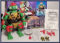 Raphael's Samurai Sewer Lair Playset from Teenage Mutant Ninja Turtles - Turtle in a Turtle manufactured by Playmates [Loose]