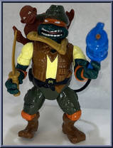 Safari Michelangelo  from Teenage Mutant Ninja Turtles - Adventurers (with Coins) manufactured by Playmates [Loose]