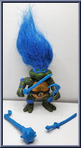 Turtle Troll Leo from Teenage Mutant Ninja Turtles - Troll Turtles manufactured by Playmates [Loose]