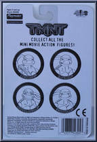 Michelangelo from Teenage Mutant Ninja Turtles - 2007 Movie - Mini manufactured by Playmates [Back]