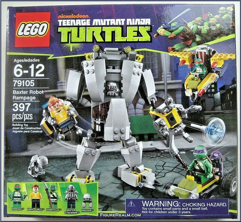 Baxter Robot Rampage - Teenage Mutant Ninja Turtles - Vehicles - Lego  Action Figure