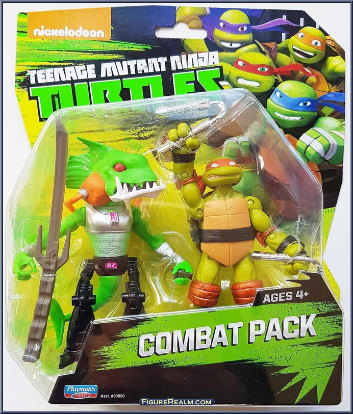 Combat Pack: Michelangelo & Fishface - Teenage Mutant Ninja