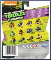 Casey Jones in Ice Machine from Teenage Mutant Ninja Turtles - Nickelodeon - T-Machines manufactured by Playmates [Back]