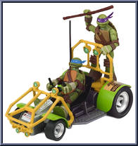 Leonardo's RC Patrol Buggy from Teenage Mutant Ninja Turtles - Nickelodeon - Patrol Buggies manufactured by Playmates [Loose]