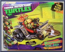 Michelangelo's Patrol Buggy from Teenage Mutant Ninja Turtles - Nickelodeon - Patrol Buggies manufactured by Playmates [Front]