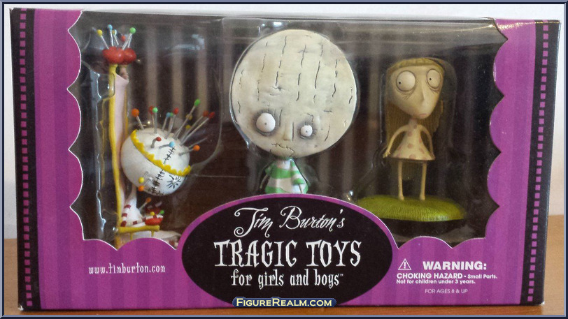 Brie Boy / Pin Cushion Queen / Staring Girl - Tim Burton's Tragic Toys -  Box Sets - Dark Horse Comics Action Figure