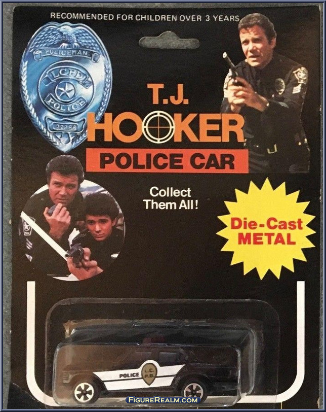 Police Car - T.J. Hooker - Die-Cast - Fleetwood Action Figure