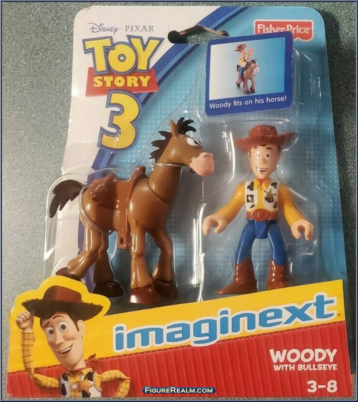 Woody (with Bullseye) - Toy Story - Toy Story 3 - Fisher-Price Action ...