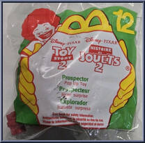 Prospector (Pop Up Toy) from Toy Story - Toy Story 2 manufactured by McDonald's [Front]