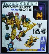 Dragstrip from Transformers - Construct-Bots - Elite manufactured by Hasbro [Front]