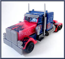 Optimus Prime with Comettor from Transformers - Dark of the Moon - Mechtech Voyager manufactured by Hasbro [Loose]