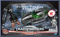 Sideswipe / Sergeant Chaos / Icepick (Kmart) from Transformers - Dark of the Moon - Mechtech Human Alliance manufactured by Hasbro [Front]