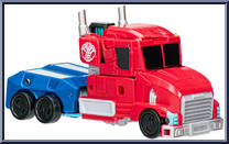 Optimus Prime from Transformers - EarthSpark - Deluxe manufactured by Hasbro [Loose]