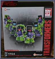 Bonecrusher, Scavenger, Scrapper, Mixmaster, Long Haul and Hook from Transformers - Kids Nations manufactured by Kids Logic [Front]