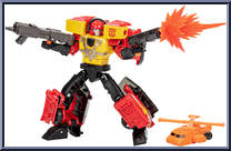 Powerlinx Hot Shot / Jolt (Armada Universe) (Pulse Con) from Transformers - Legacy - Evolution - Voyager Class manufactured by Hasbro [Loose]