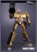 Megatron (Gold Ver.) from Transformers - Masterpiece - Special Edition manufactured by Takara [Loose]