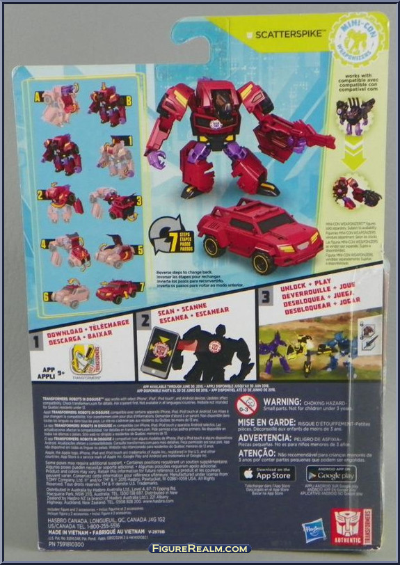 Scatterspike - Transformers - Robots in Disguise (2015) - Warriors - Hasbro  Action Figure