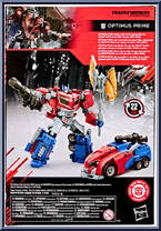 Optimus Prime (MTMTE Collection) from Transformers - Studio Series - War for Cybertron manufactured by Hasbro [Back]