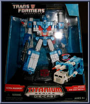 Ultra Magnus (G1) from Transformers - Titanium - 6" Figures manufactured by Hasbro [Front]